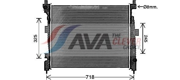 Радиатор K68273308AA Fiat/Alfa/Lancia